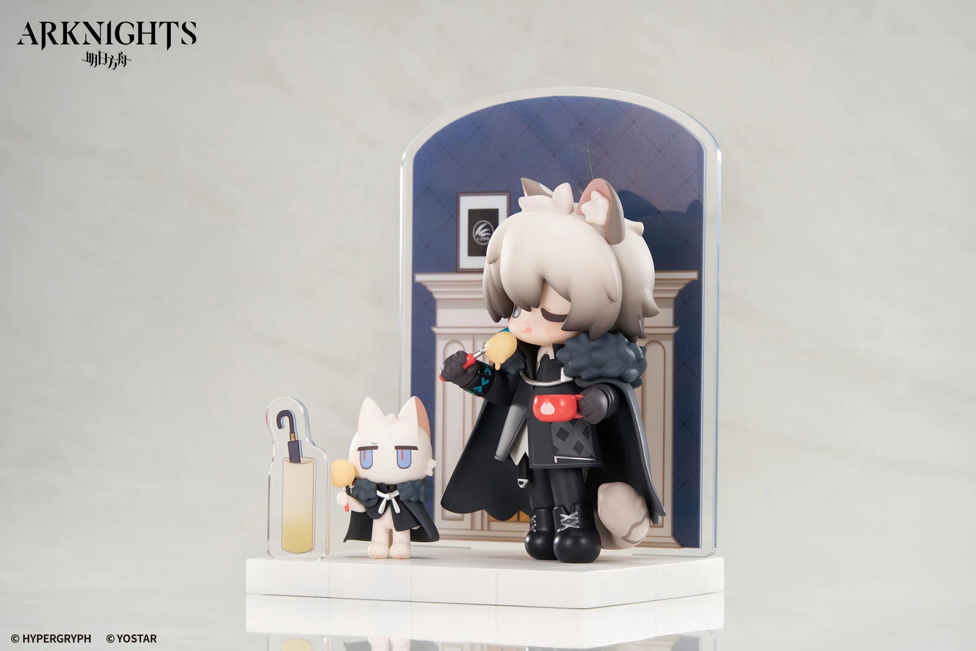 Arknights - Logos & SilverAsh Dessert Time Series Chibi Figure APEX