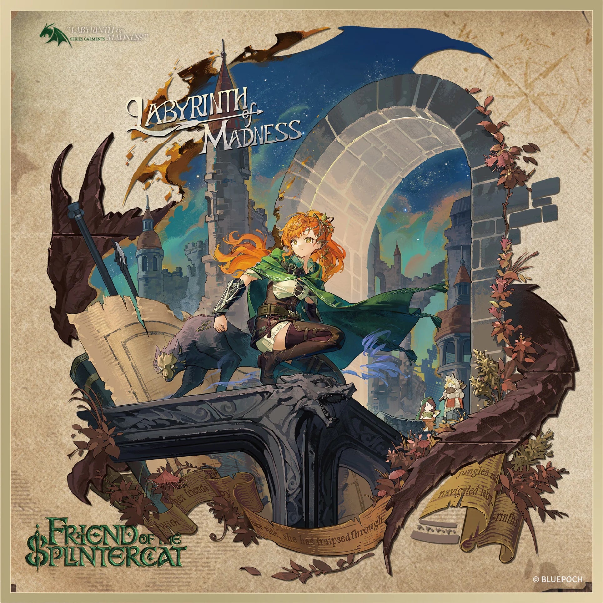 Reverse: 1999 - Labyrinth Of Madness Colored Paper BLUEPOCH