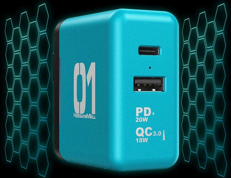 Hatsune Miku - Hatsune Miku 38W PD+QC Charger Moeyu