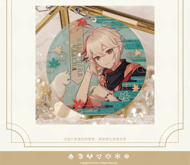 Genshin Impact - IPSTAR Cafe Collab Diluc/Kazuha Keychain miHoYo