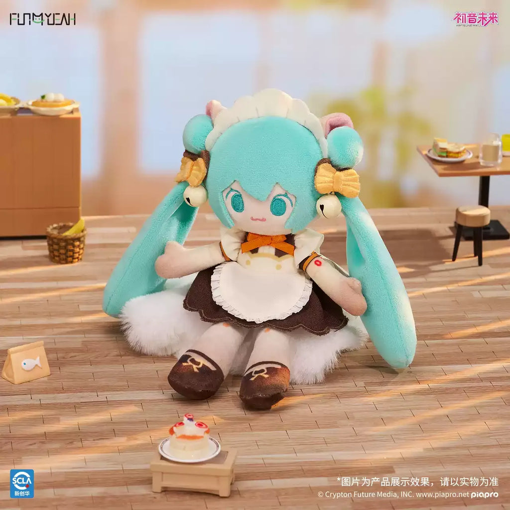 Hatsune Miku - Cat Café Series Long-Legged Plushie FUN4YEAH