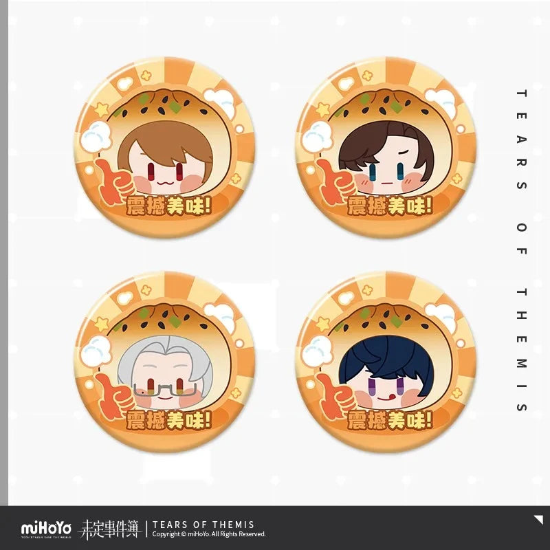 Tears of Themis - Great Pan-Fried Buns Series Mini Tin Badge miHoYo