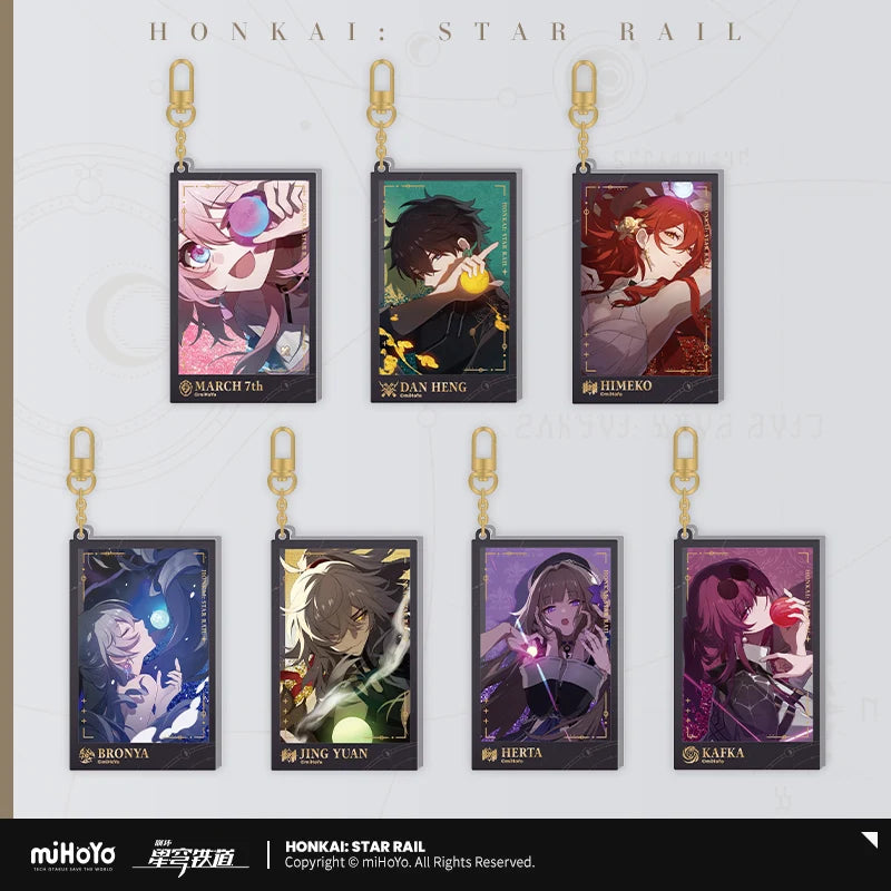 Honkai: Star Rail - Departure Countdown Series Glitter Quicksand Acrylic Keychain miHoYo