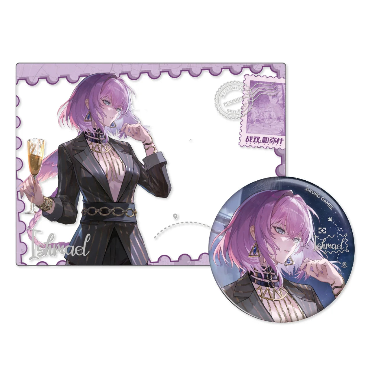 Punishing: Gray Raven - Echoes of Elsewhere 6th Anniversary Badge Transparent Card Set KURO GAMES