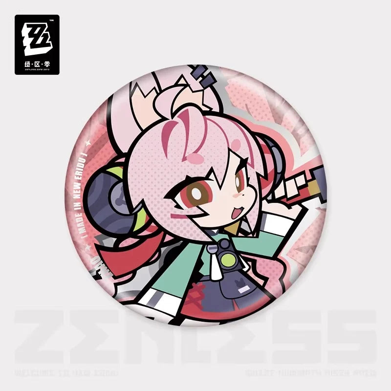 Zenless Zone Zero - Krampus Compliance Authority Chibi Badge miHoYo