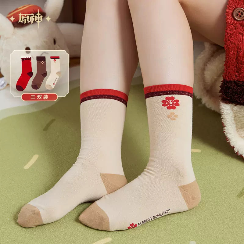 Genshin Impact - Klee Theme Impression Series Socks (Three Pairs) miHoYo