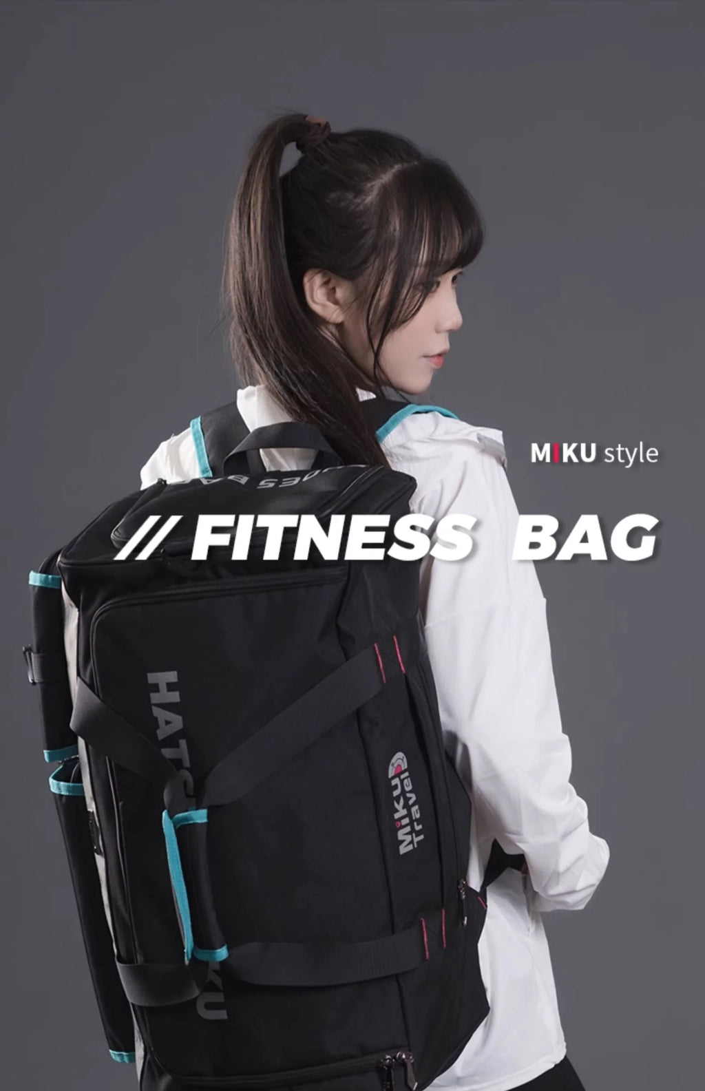 Hatsune Miku - Hatsune Miku Mikutravel Series Fitness Bag Moeyu