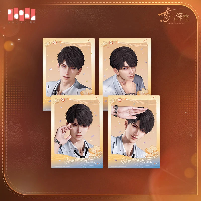 Love and Deepspace - Caleb 2025 Birthday No-Return Night Series Polaroid Set InFold Games