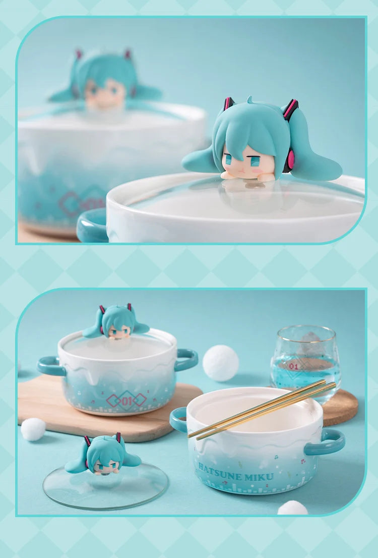Hatsune Miku - Hatsune Miku Angry Pouty Face Bowl (with lid) Moeyu