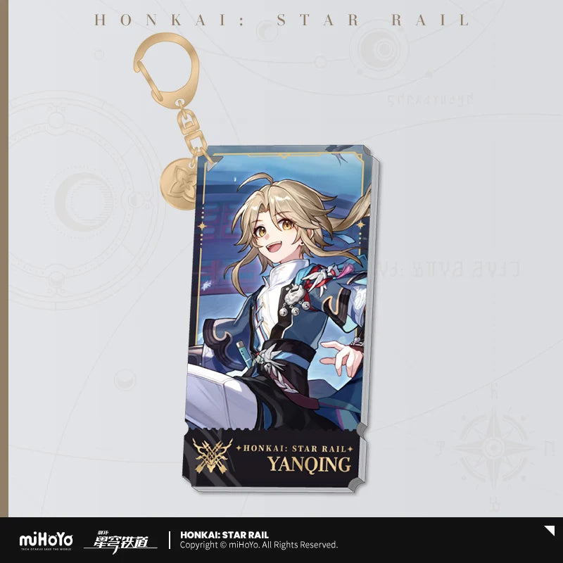 Honkai: Star Rail - The Hunt Path Character Acrylic Warp Artwork Acrylic Keychain miHoYo