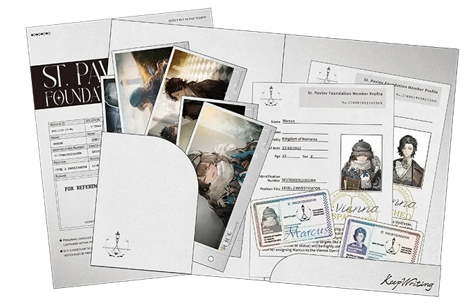 Reverse: 1999 - Record of the Times Series Investigator Folder Set BLUEPOCH
