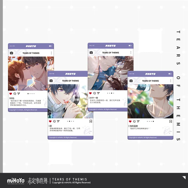 Tears of Themis - Collection Series Fixed CG Acrylic Photo Card Vol.5 miHoYo