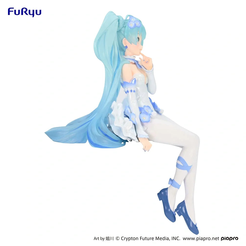 Hatsune Miku - Hatsune Miku(Flower Fairy Nemophila Ver. re-run) Noodle Stopper Prize Figure FuRyu Corporation