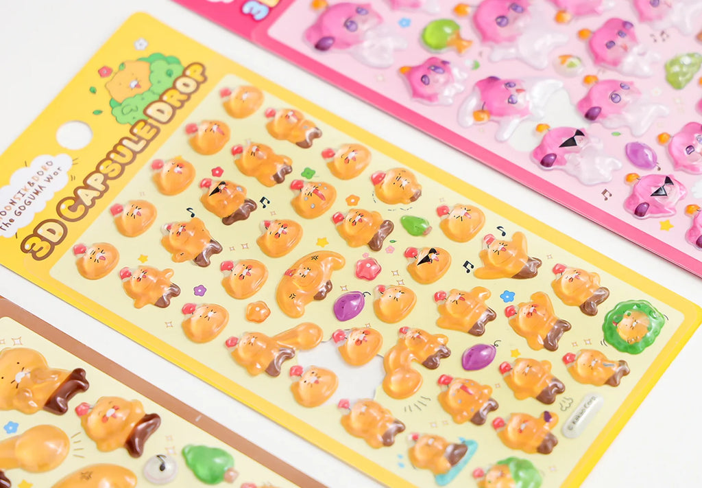 Goddess of Victory: Nikke - Doro＆Choonsik KAKAO FRIENDS Collab Series 3D Puffy Stickers GNF TOYZ