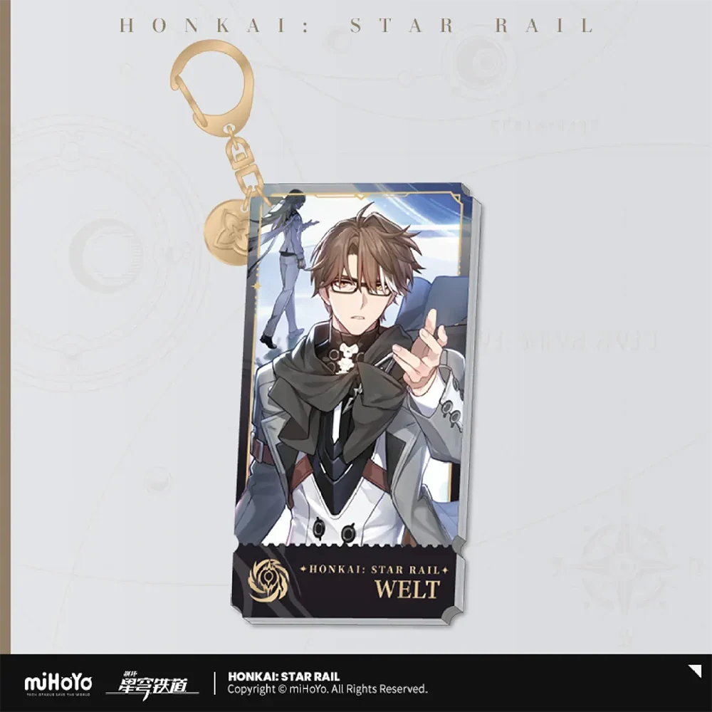 Honkai: Star Rail - The Nihility Path Character Acrylic Warp Artwork Acrylic Keychain miHoYo
