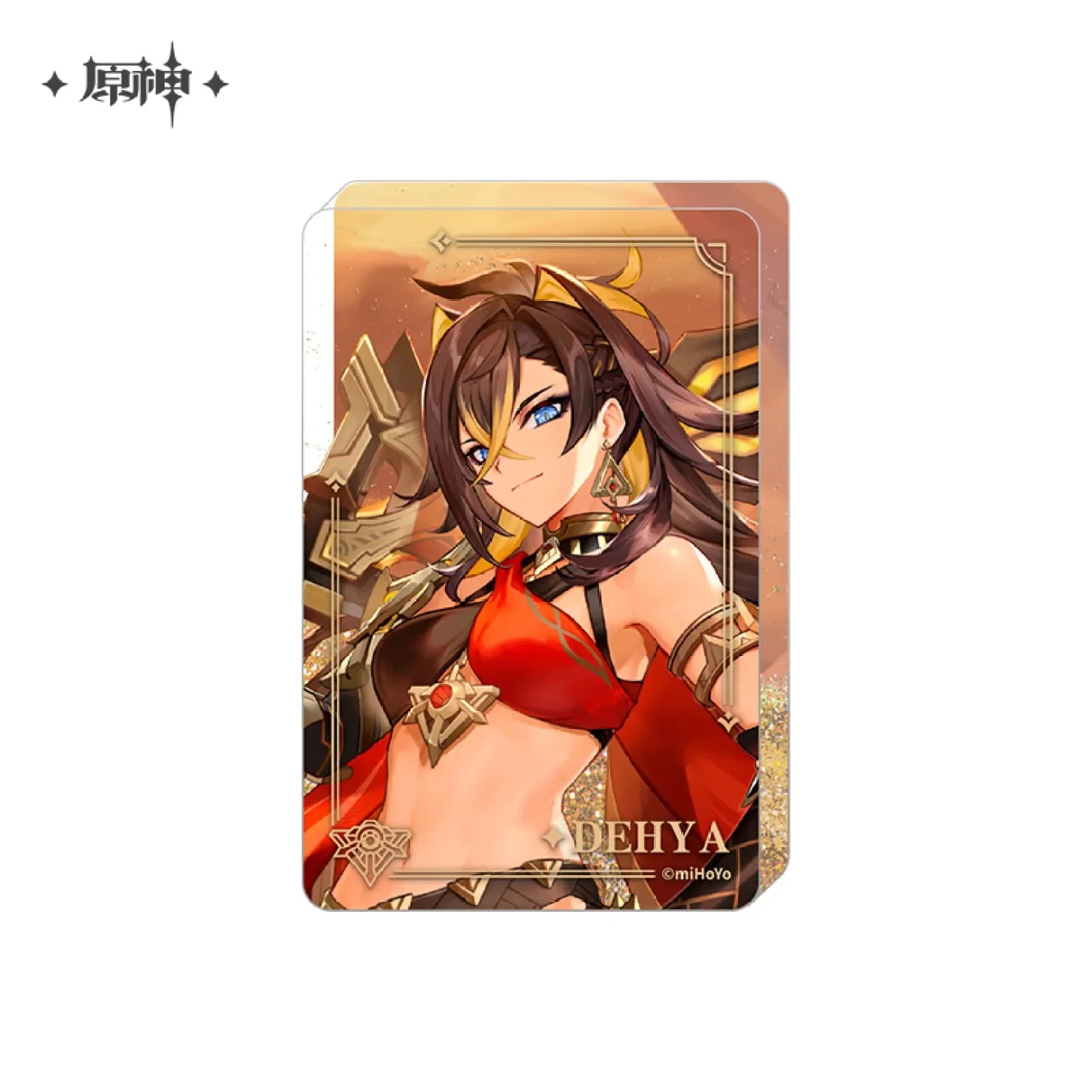 Genshin Impact - Theme Sparkly Acrylic Quicksand Blocks miHoYo