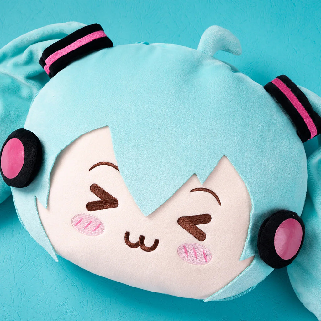 Hatsune Miku - Hatsune Miku Squinty Eyes Series Pillow Sleeping Blanket Moeyu