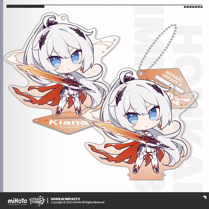 Honkai Impact 3rd - Valkyrie Chibi Character Acrylic Keychain miHoYo