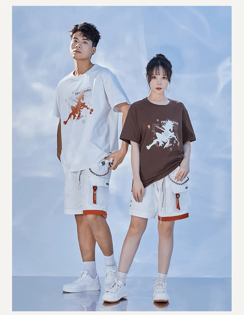 Genshin Impact - Yoimiya Silhouette White T-Shirt miHoYo