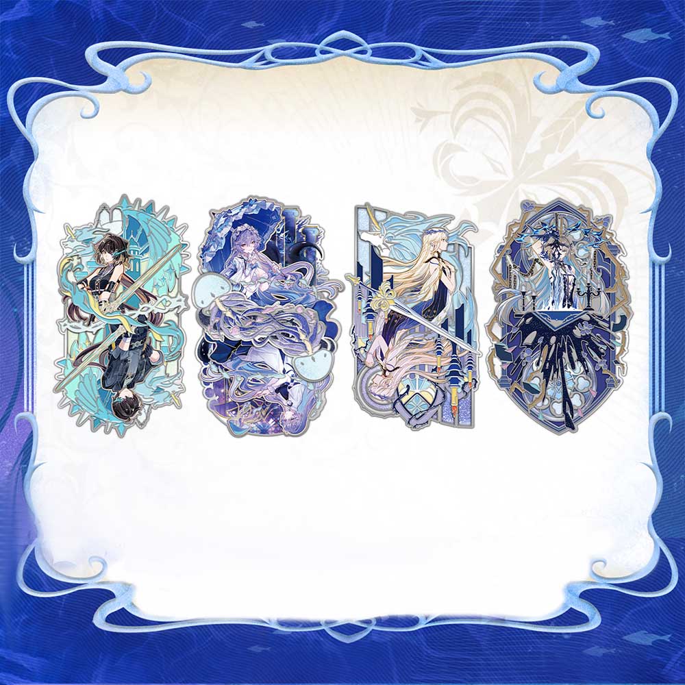 Wuthering Waves - Inverted Series Metal Badge Collection KURO GAMES