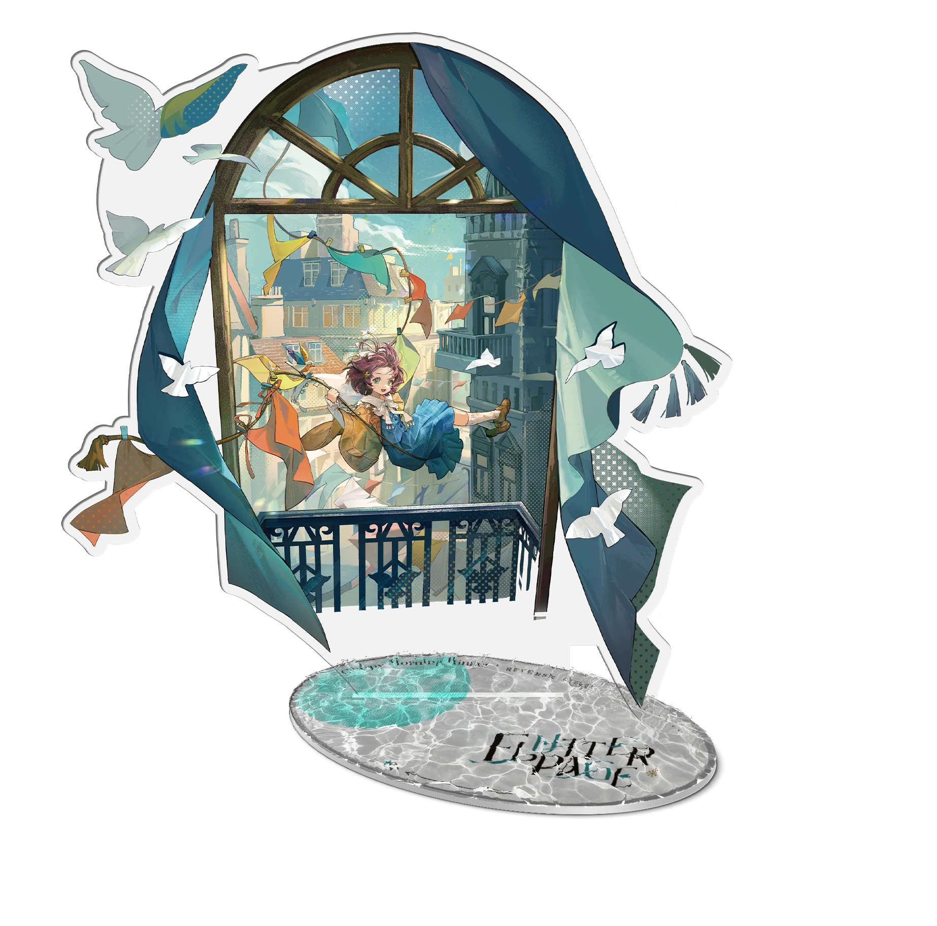 Reverse: 1999 - Flutterpage (Hirpy Morning Ringer Ver.) Shadows in the Lake Series Acrylic Stand BLUEPOCH