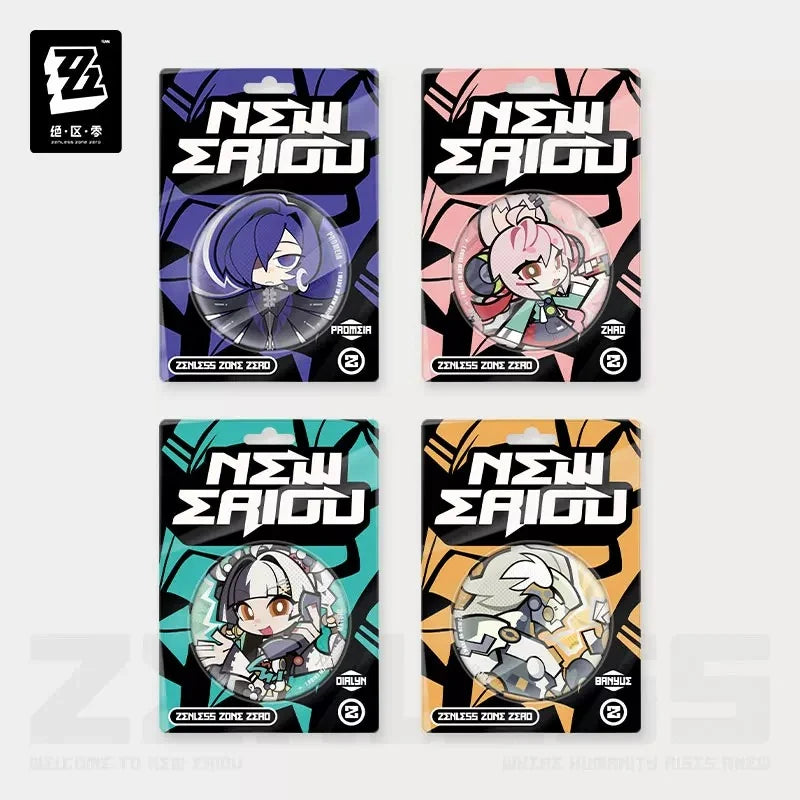 Zenless Zone Zero - Krampus Compliance Authority Chibi Badge miHoYo