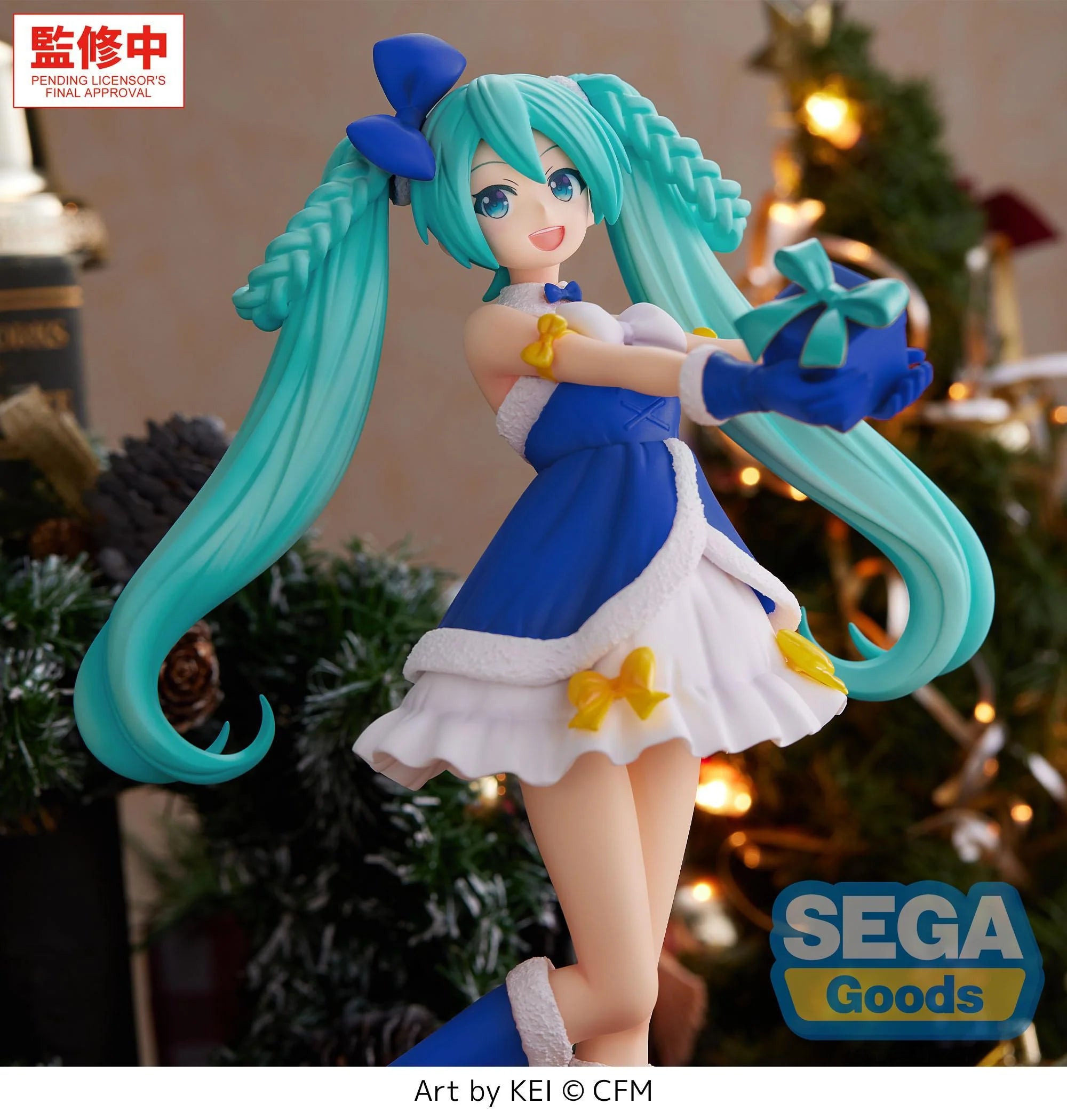 Hatsune Miku - Hatsune Miku (Sapphire Christmas Ver.) Prize Figure Sega