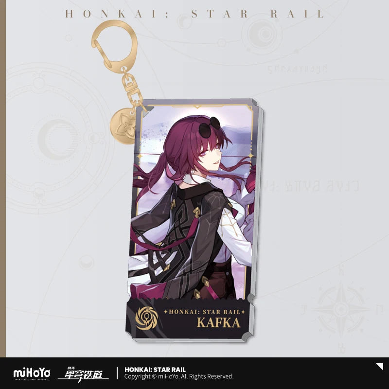 Honkai: Star Rail - The Nihility Path Character Acrylic Warp Artwork Acrylic Keychain miHoYo