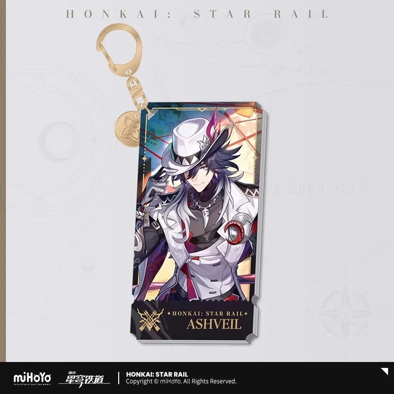 Honkai: Star Rail - The Hunt Path Character Acrylic Warp Artwork Acrylic Keychain miHoYo