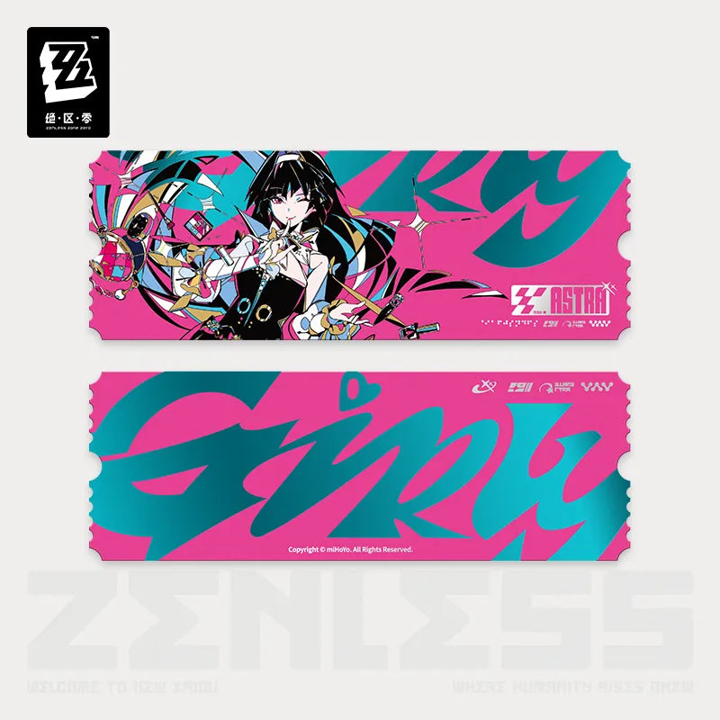 Zenless Zone Zero - Stars Of Lyra Series Astra Live Collectible Ticket Set miHoYo