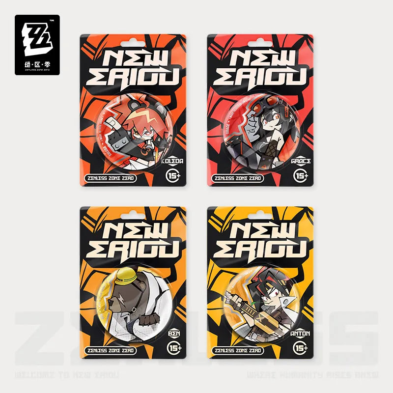 Zenless Zone Zero - Belobog Heavy Industries Chibi Badge miHoYo