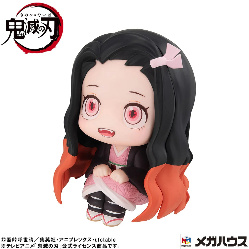 Demon Slayer: Kimetsu no Yaiba - Tanjiro Kamado (Sharp face Ver.) & Nezuko Kamado (Conquered the Sun Ver.) Set [with gift] Lookup Mini Figure MegaHouse