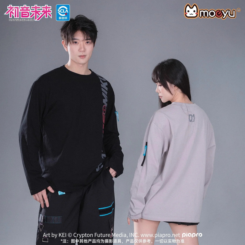 Hatsune Miku - Hatsune Miku Neon Electro Series Long-sleeved T-shirt Moeyu