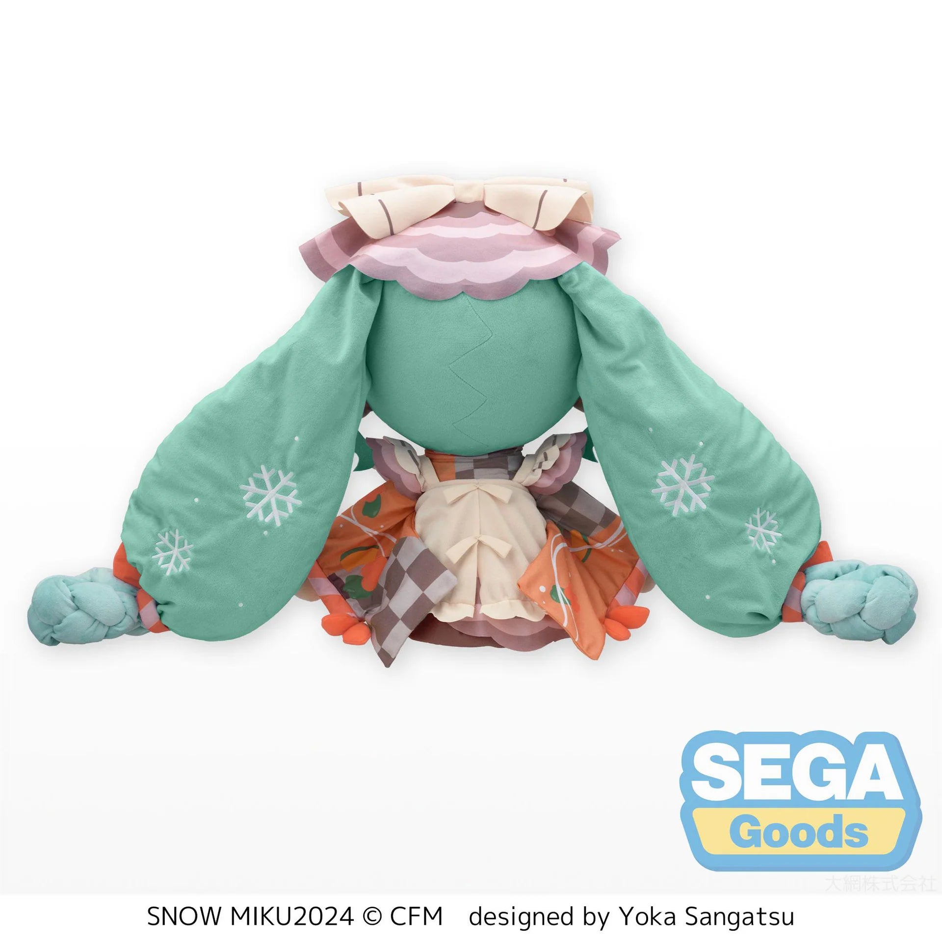 Hatsune Miku - Snow Miku (2024 Ver.) Dodeka Jumbo Plushie SEGA