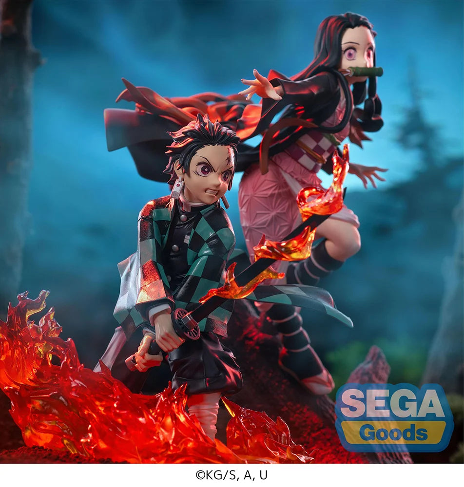 Demon Slayer: Kimetsu no Yaiba - Tanjiro Kamado & Nezuko Kamado Prize Figure SEGA