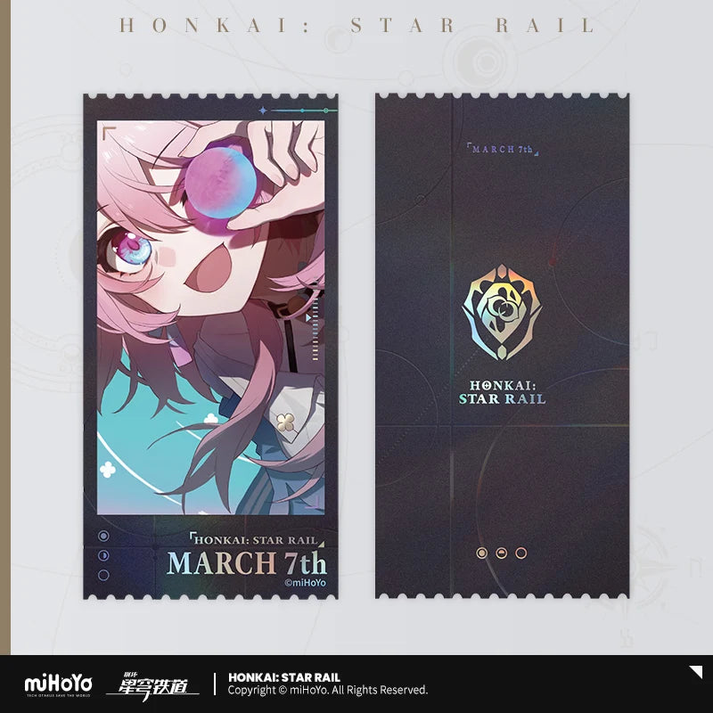 Honkai: Star Rail - Departure Countdown Series Laser Commemorative Ticket Set miHoYo