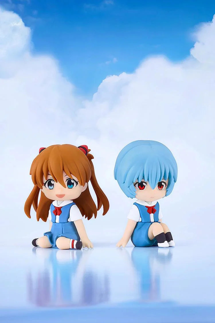 Rebuild of Evangelion - Rei Ayanami & Asuka Shikinami Langley Rubber Keychain Good Smile Company