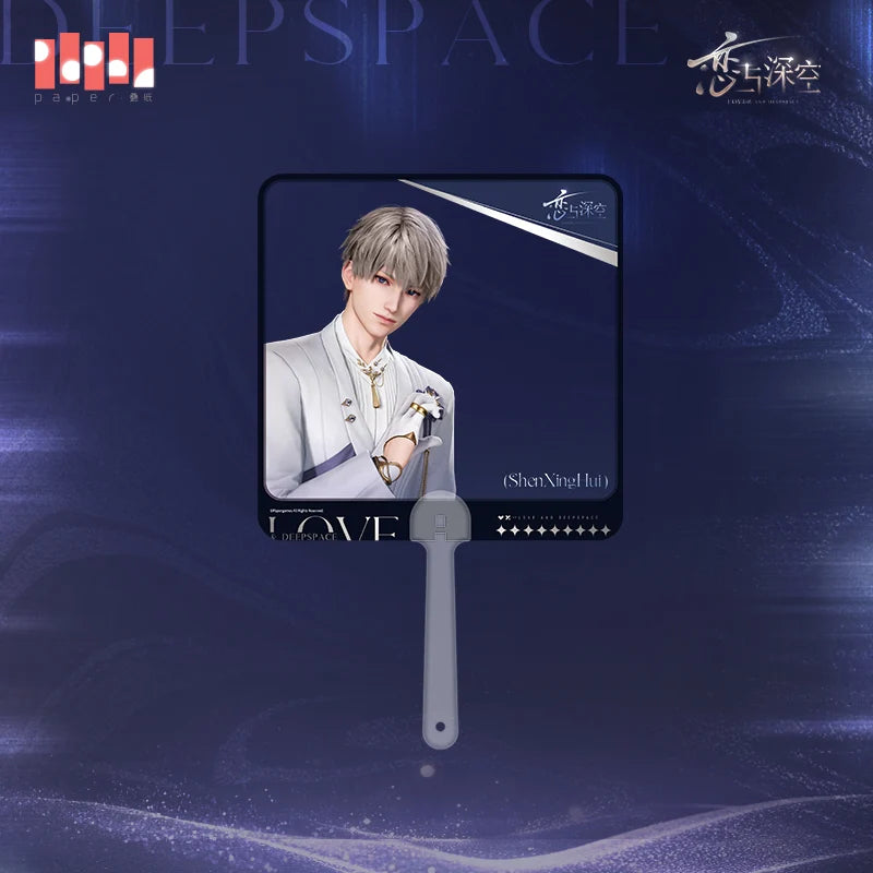 Love and Deepspace - 2025 BW Series Clear Hand Fan InFold Games