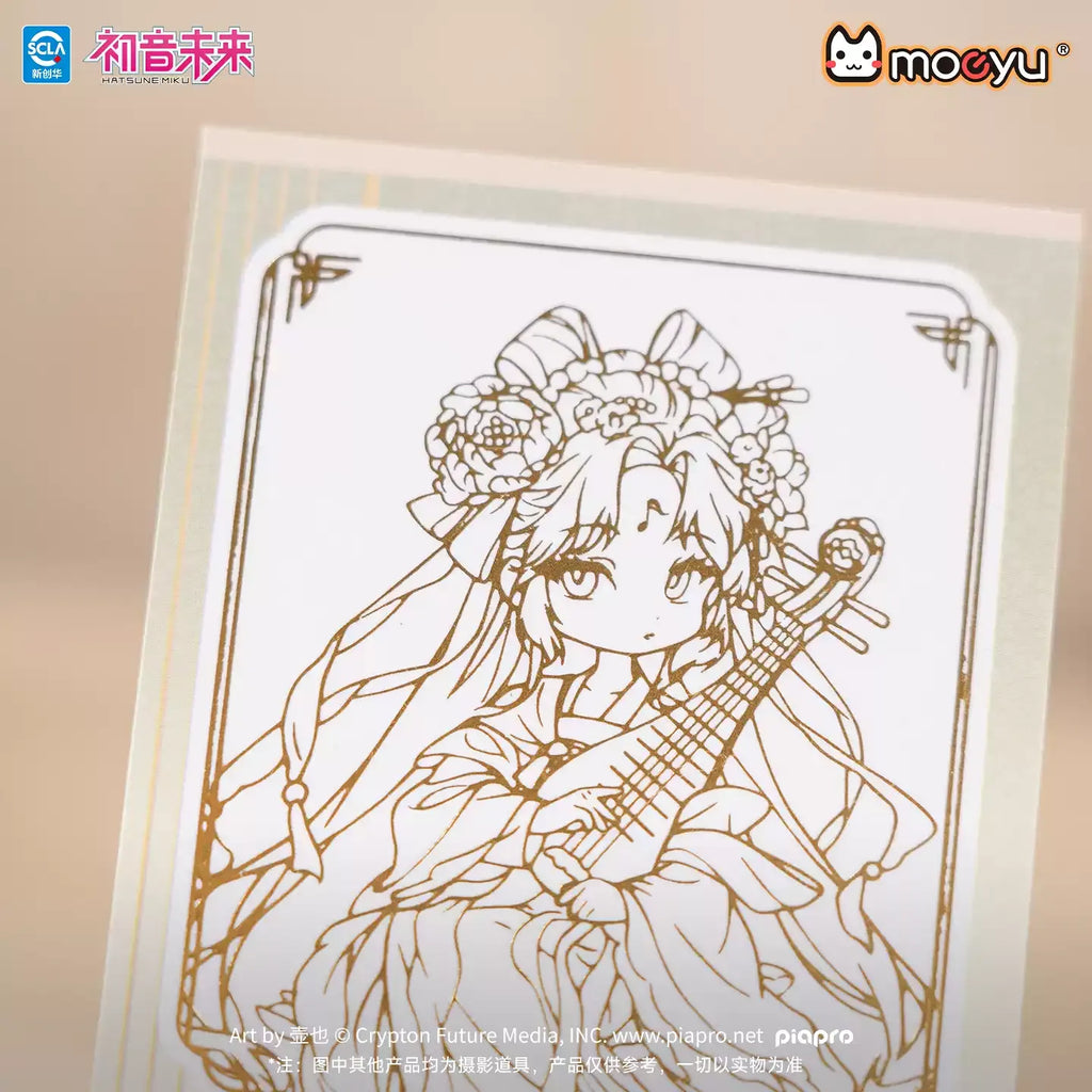 Hatsune Miku - Ink and Wash Painting Series Polaroid Card Moeyu
