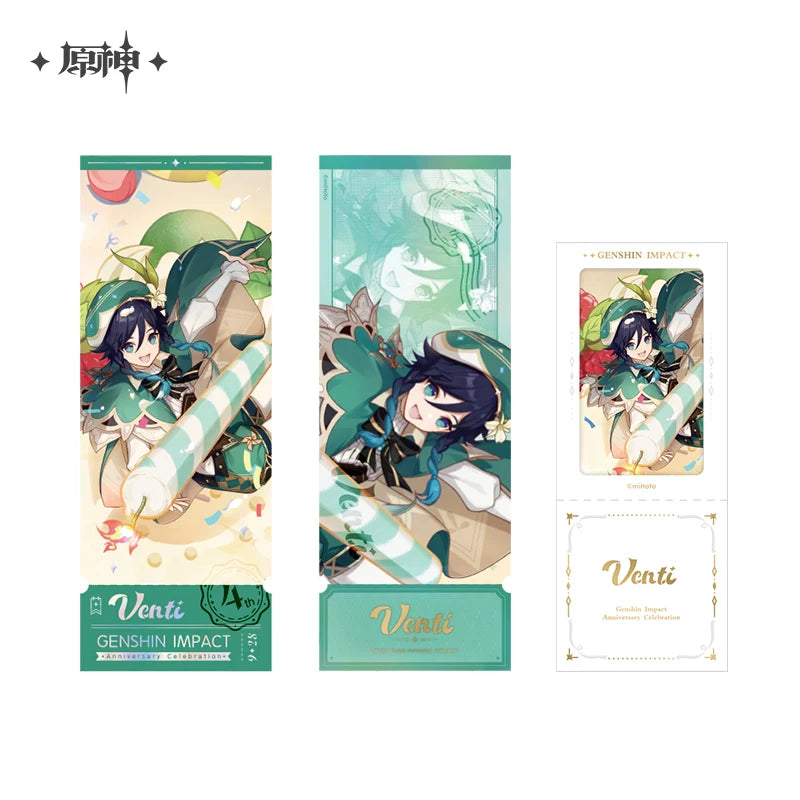 Genshin Impact - 4th Anniversary Commemorative Ticket Set miHoYo