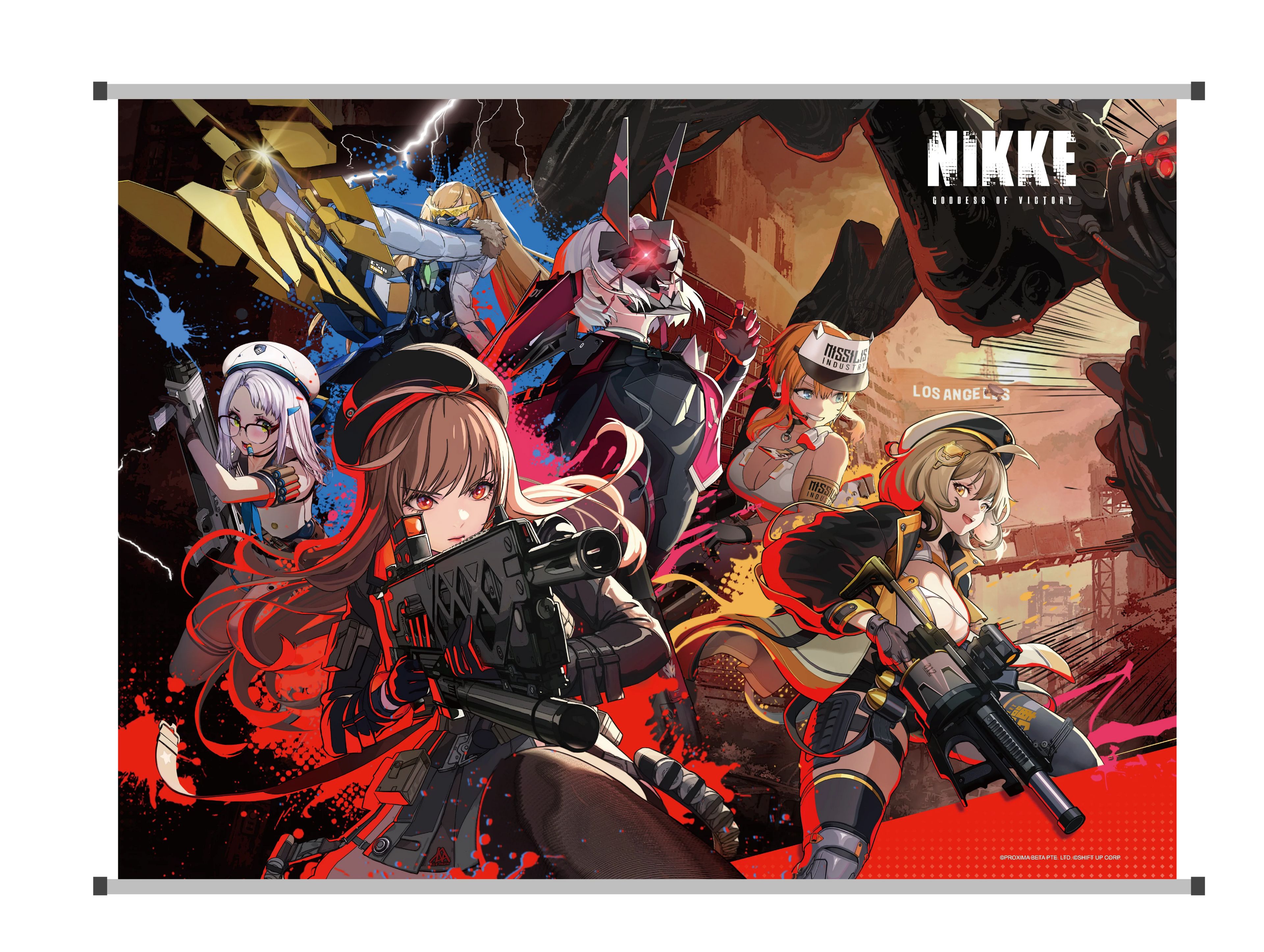 GODDESS OF VICTORY: NIKKE - Nikke x Anime Expo 2025 Official Art Wall Scroll 2025 Anime Expo Merch