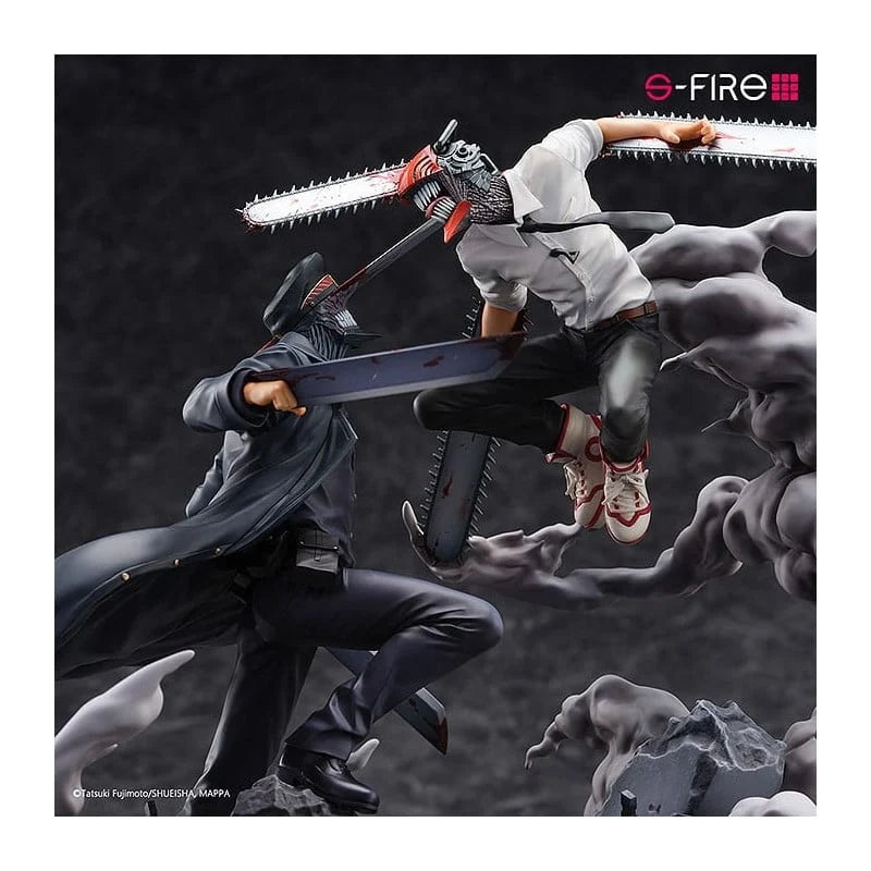 Chainsaw Man - Chainsaw Man vs. Samurai Sword Non Scale Figure SEGA