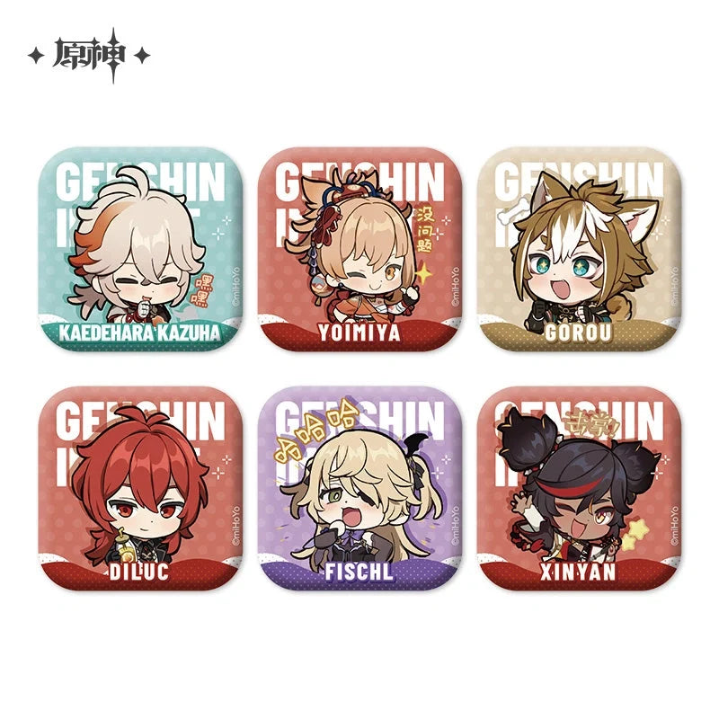 Genshin Impact - IPSTAR Cafe Collab PU Character Badge miHoYo