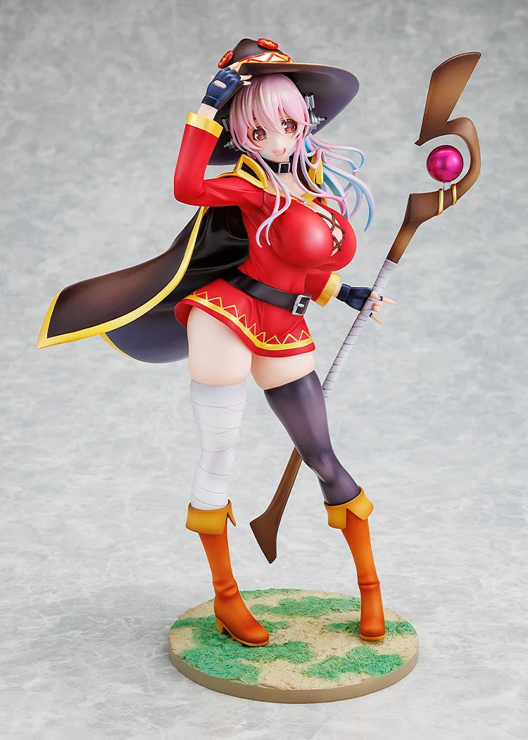 Super Sonico - Super Sonico (KONOSUBA -God's blessing on this wonderful world! Megumin Collaboration Ver) 1/7 Scale Figure KADOKAWA