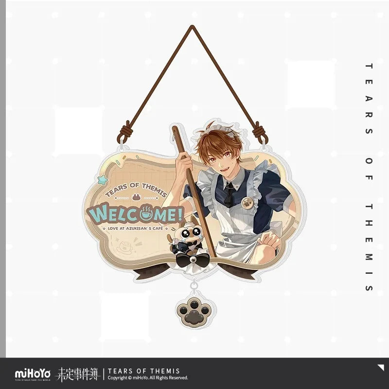 Tears of Themis - Love At Azukisan's Cafe Series Acrylic Decorative Door Hanger miHoYo