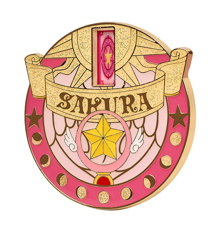 Cardcaptor Sakura 25th Anniversary -Star Wand Metal Badge GoodSmile Moment