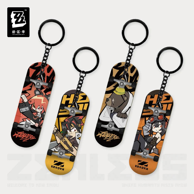 Zenless Zone Zero - Belobog Heavy Industries Fingerboard Keychain miHoYo