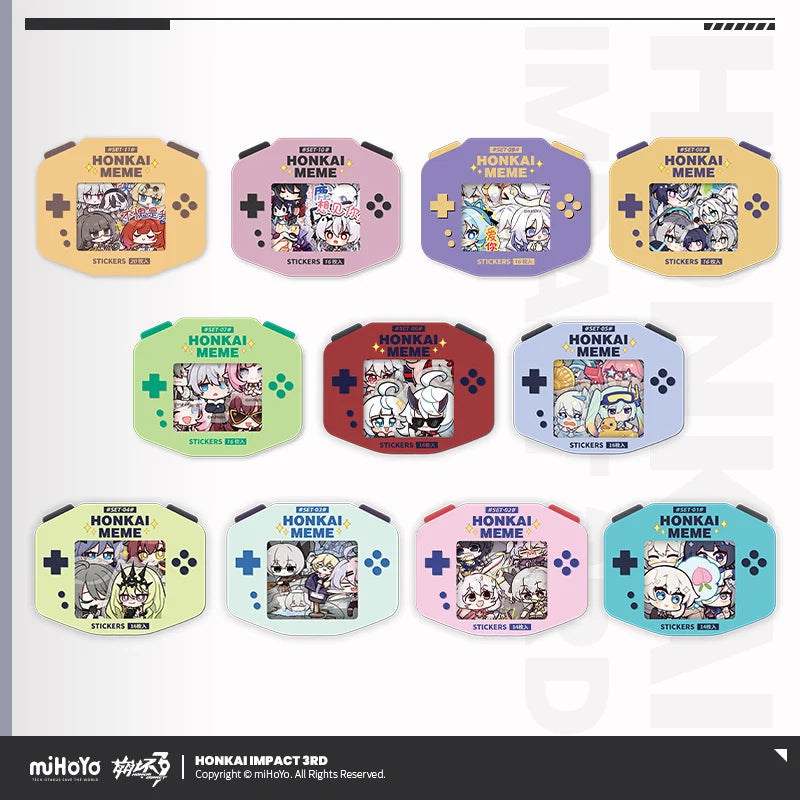 Honkai Impact 3rd - HONKAI MEME Sticker Set miHoYo