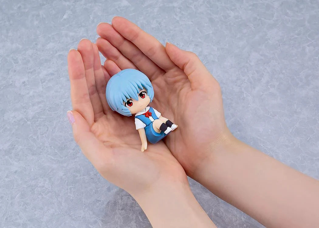 Rebuild of Evangelion - Rei Ayanami & Asuka Shikinami Langley Rubber Keychain Good Smile Company