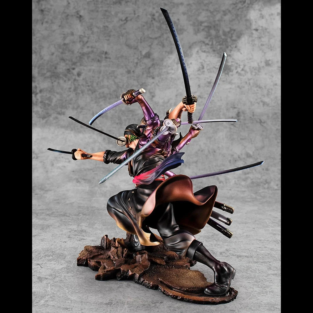 One Piece - Roronoa Zoro(Demon Spirit Kyuutou Ryuu Asura Ver.) ONE PIECE Portrait.Of.Pirates WA-MAXIMUM Figure MegaHouse